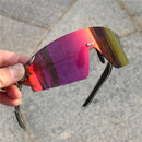 Oculos de sol esportivo TYER na cor roxa