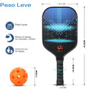 Raquetes de Pickleball Com 4 Bolas Mais Bolsa de Brinde | Yuzumomo