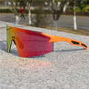 Oculos de sol esportivo TYER na cor laranja