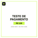 Produto interno de teste de pagamento da TYER, R$ 3,00