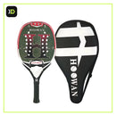 Raquete de Beach Tennis Fibra de Carbono Hoowan