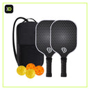 Raquetes de Pickleball com 4 bolas e bolsa Yuzumomo