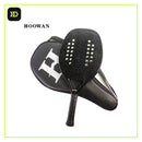 Raquete Hoowan Blackshark UD com a capa protetora