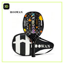 Raquete Hoowan Buckmie 18K com a capa protetora