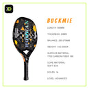 Ficha tecnica da Hoowan Buckmie 18K com comprimento espessura peso e balanco